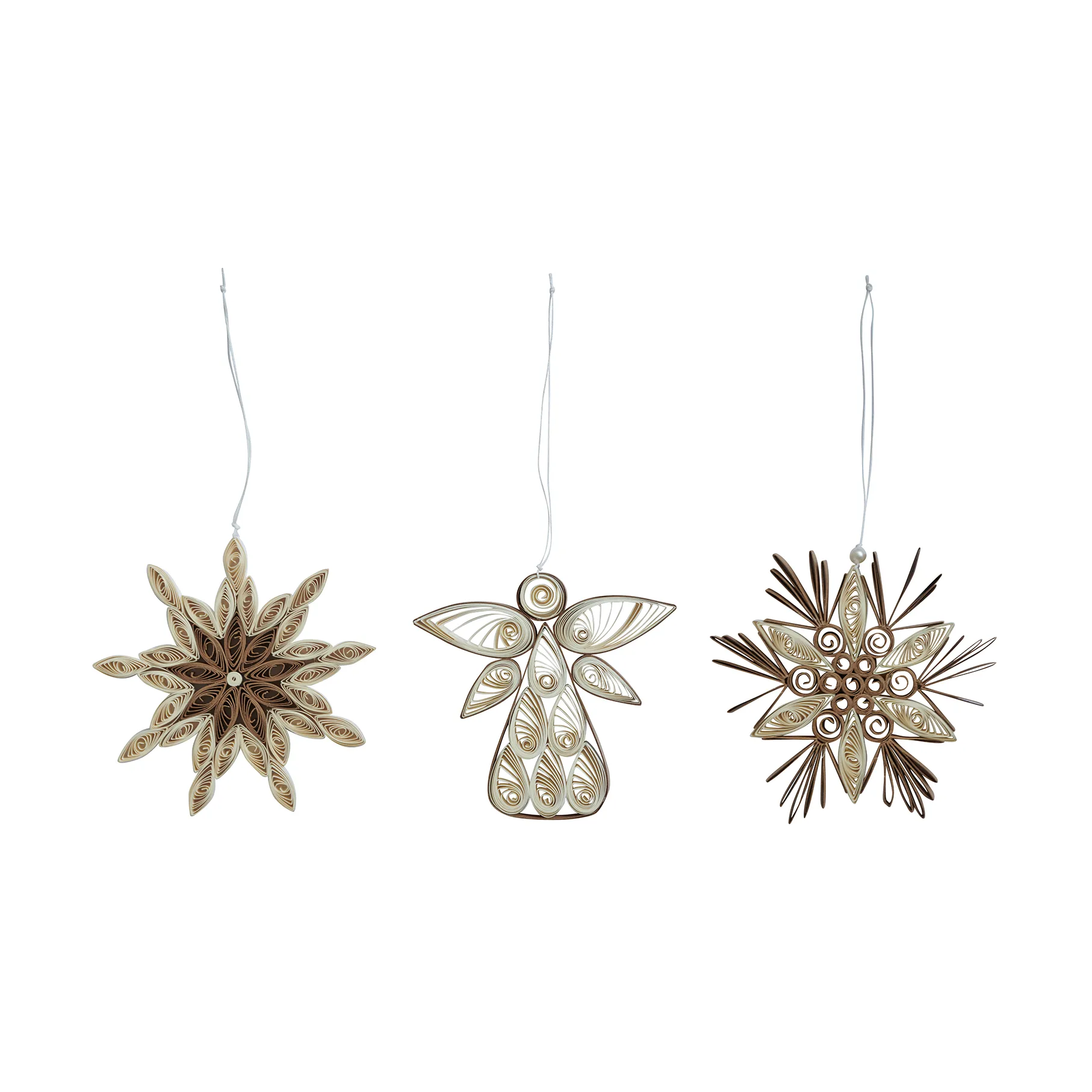 Décoration de Noël Vega 3 pièces, White Watt & Veke