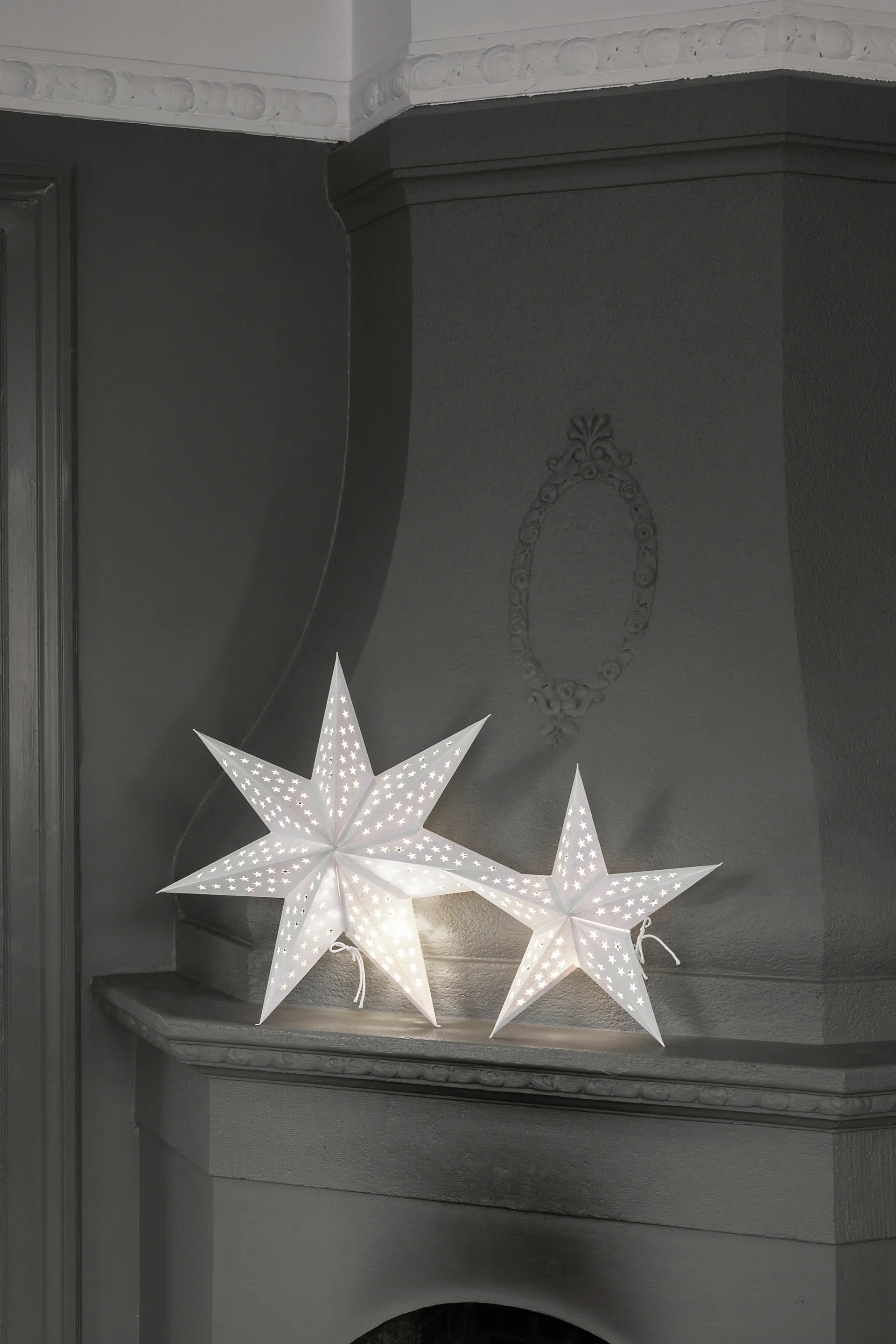 Etoile de l'avent Beata Ø44 cm, Blanc Watt & Veke
