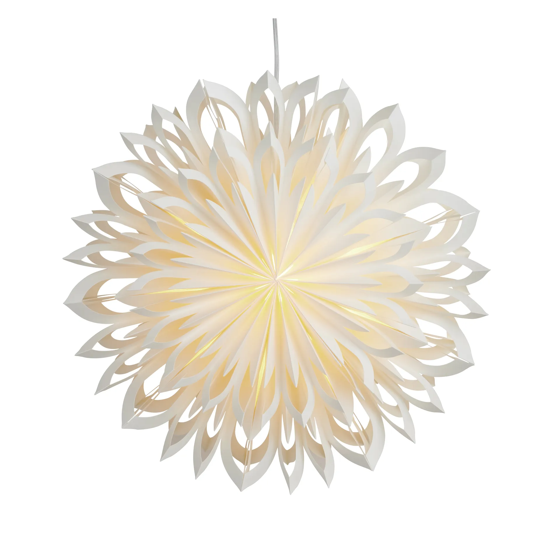 Étoile de l'Avent Clara Ø 50 cm, Blanc Watt & Veke