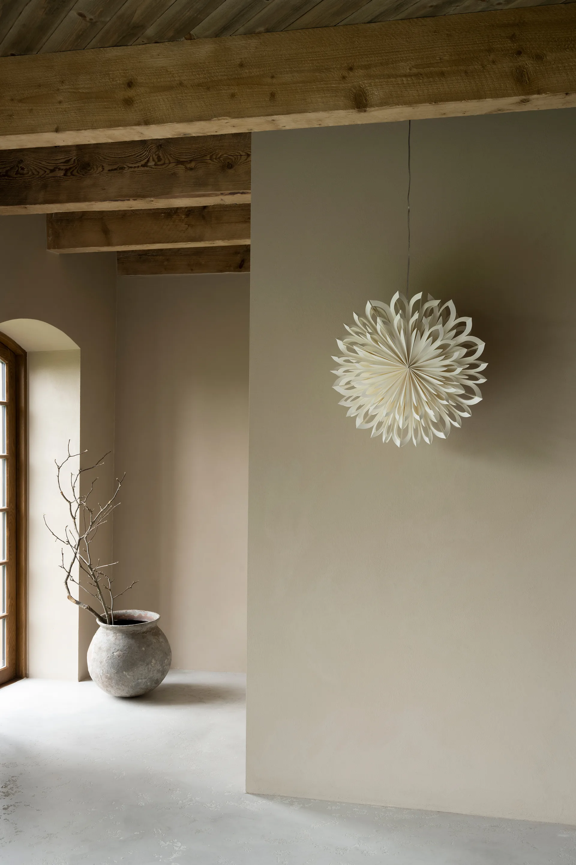 Étoile de l'Avent Clara Ø 50 cm, Blanc Watt & Veke