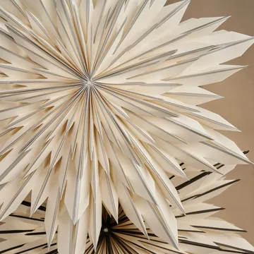 Etoile de l'avent Elsa 60 cm - Argenté-blanc - Watt & Veke