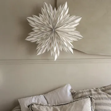 Etoile de l'avent Elsa 60 cm - Argenté-blanc - Watt & Veke