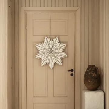 Etoile de l'avent Elsa 60 cm - Argenté-blanc - Watt & Veke