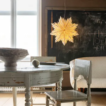 Etoile de l'avent Elsa 60 cm - Doré-blanc - Watt & Veke