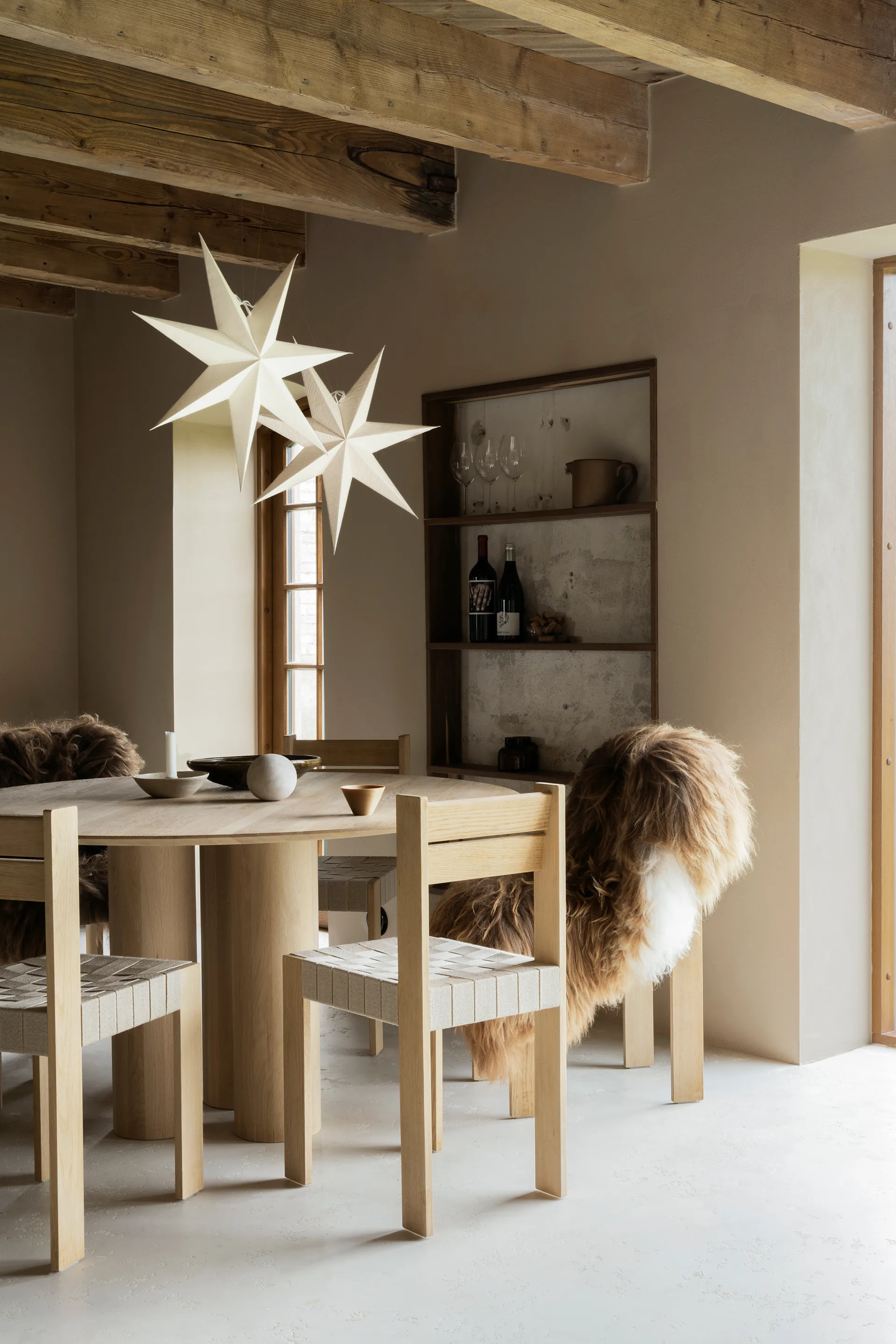 Étoile de l'Avent Mira Ø 60 cm, Blanc Watt & Veke