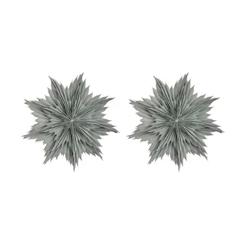 Étoile de l'Avent Oslo Ø80 cm lot de 2 - Gris - Watt & Veke