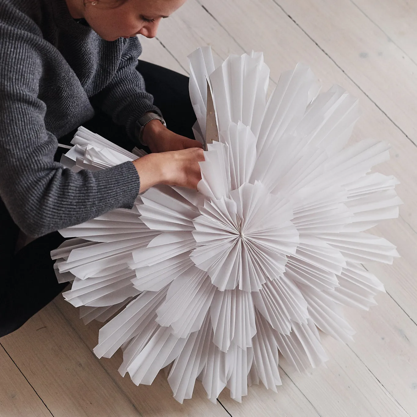 Étoile de l'Avent Snöblomma, 68 cm Watt & Veke