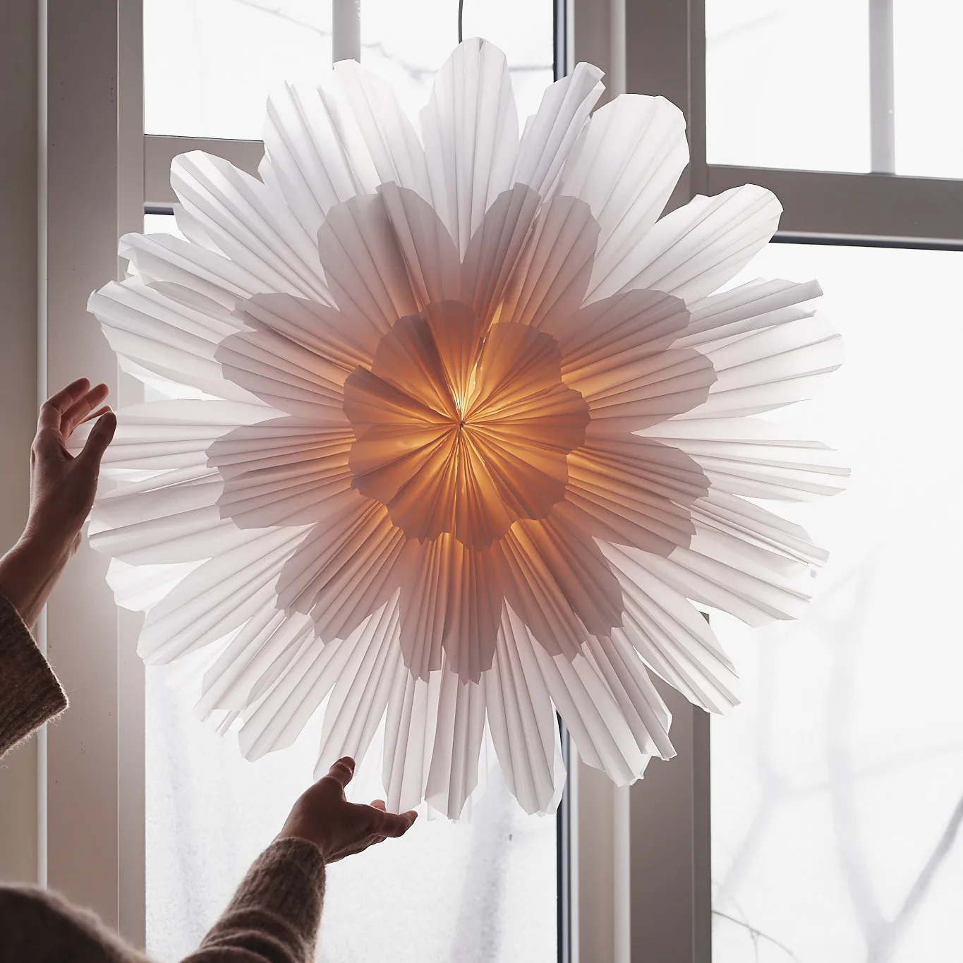 Étoile de l'Avent Snöblomma, 68 cm Watt & Veke