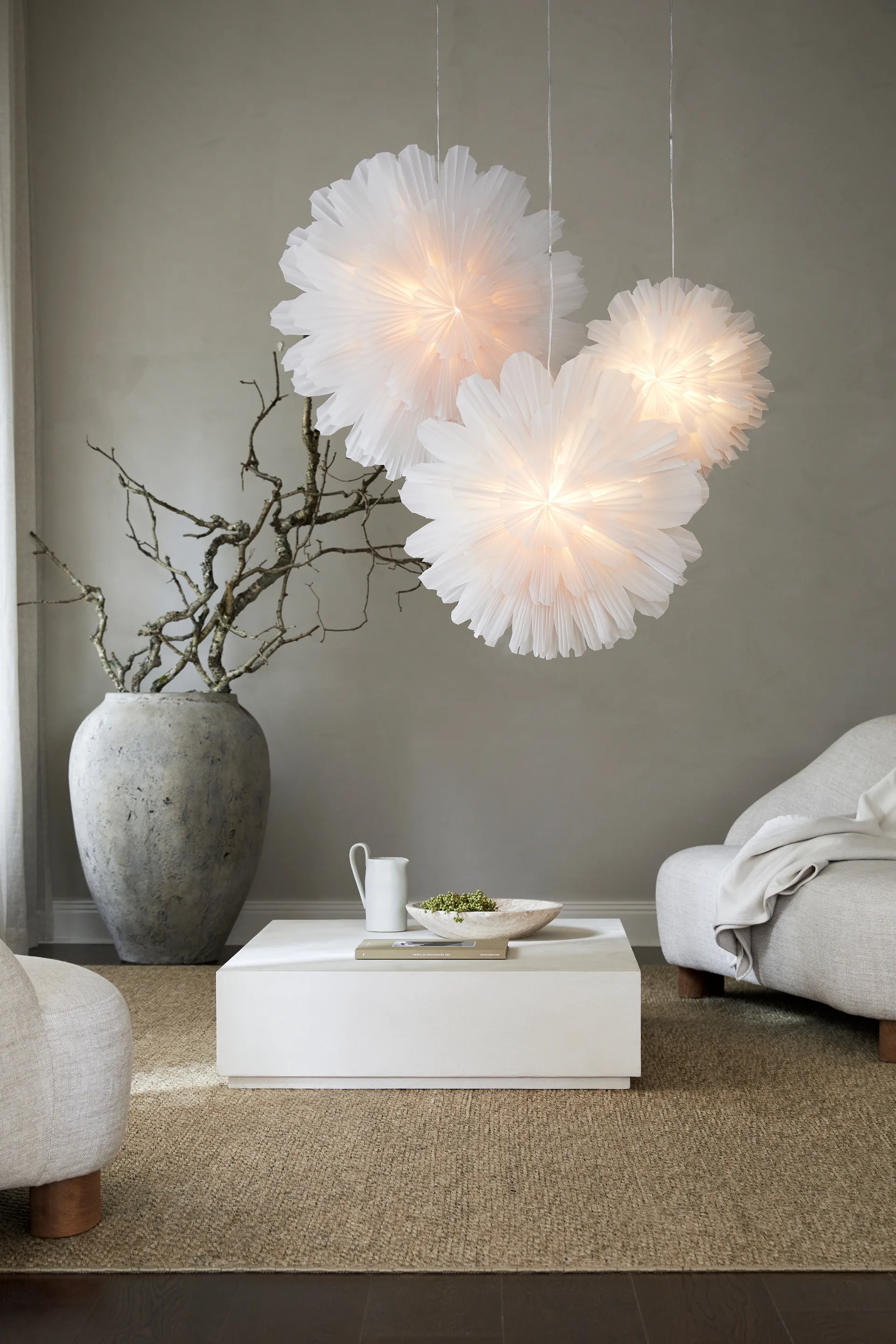 Étoile de l'Avent Snöblomma, Ø80 cm Watt & Veke