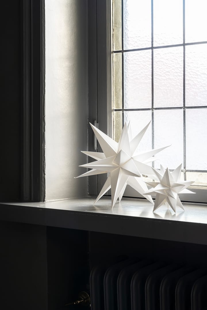 Etoile de l'avent Sputnik Ø30 cm, Blanc Watt & Veke