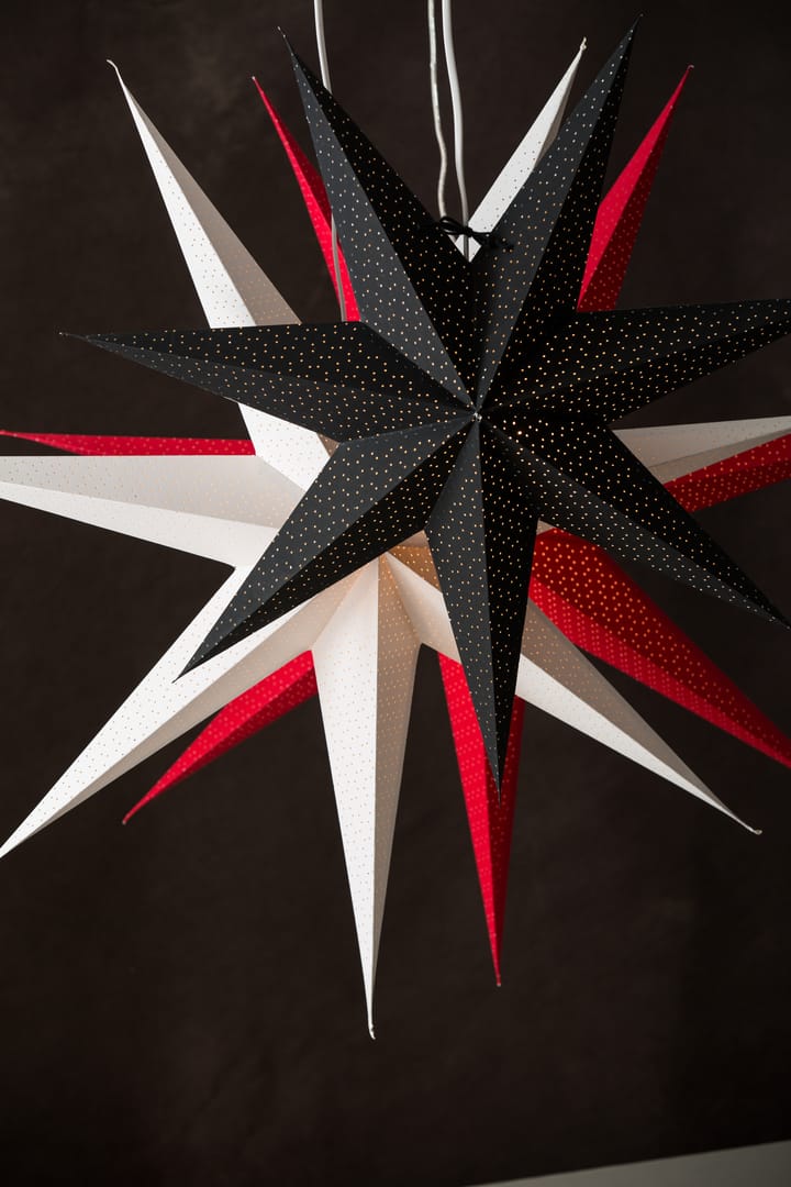 Étoile de Noël Aino noir - 60 cm - Watt & Veke