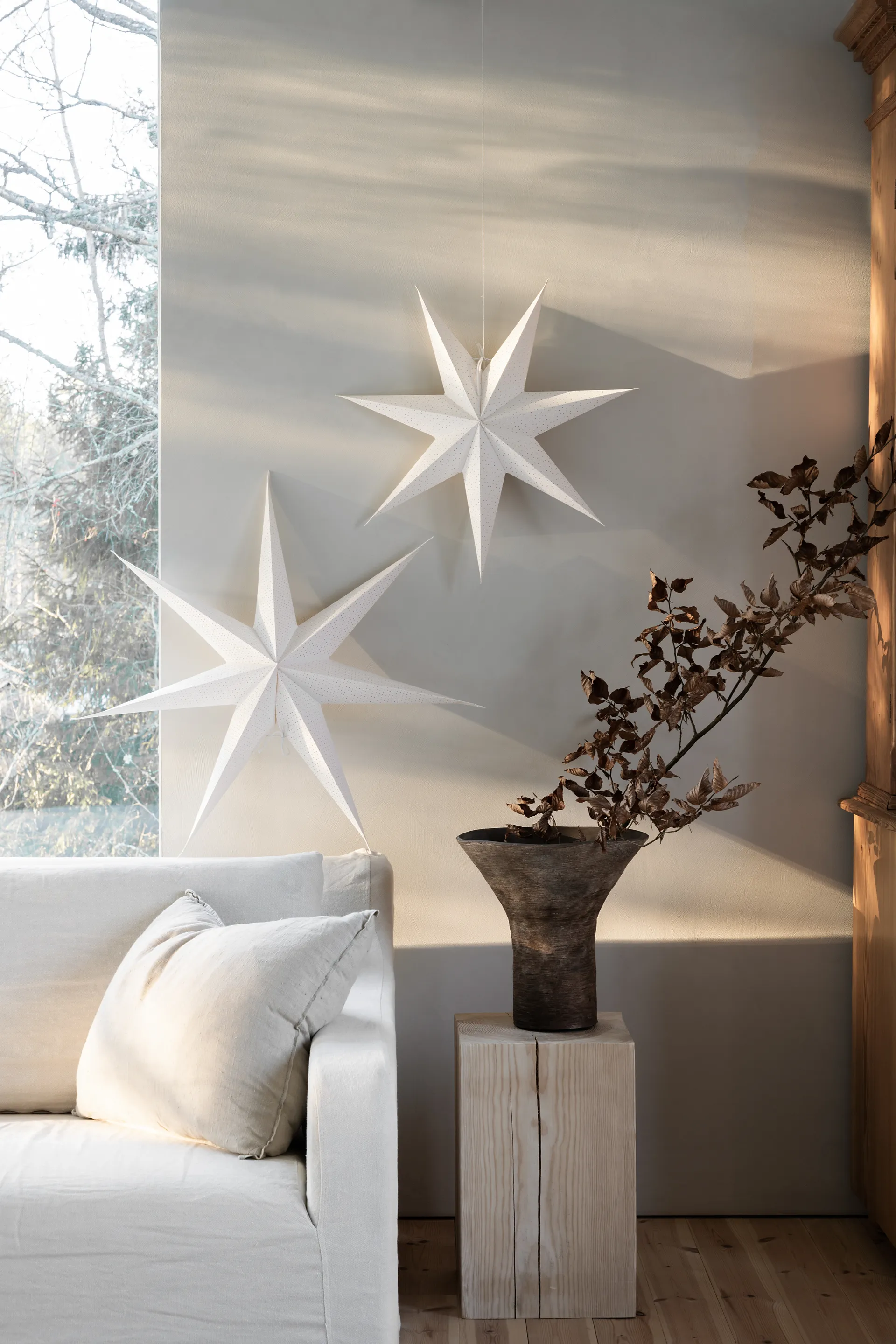 Etoile de Noël Aino Slim blanc, 60 cm Watt & Veke