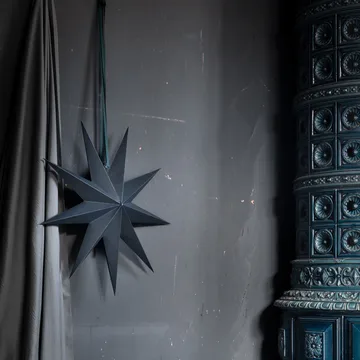 Étoile de Noël Boris 70 cm - Petrolium - Watt & Veke