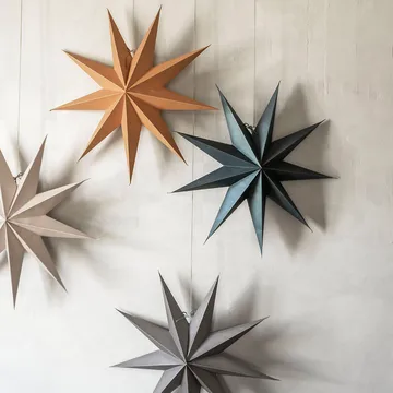 Étoile de Noël Boris 70 cm - Petrolium - Watt & Veke