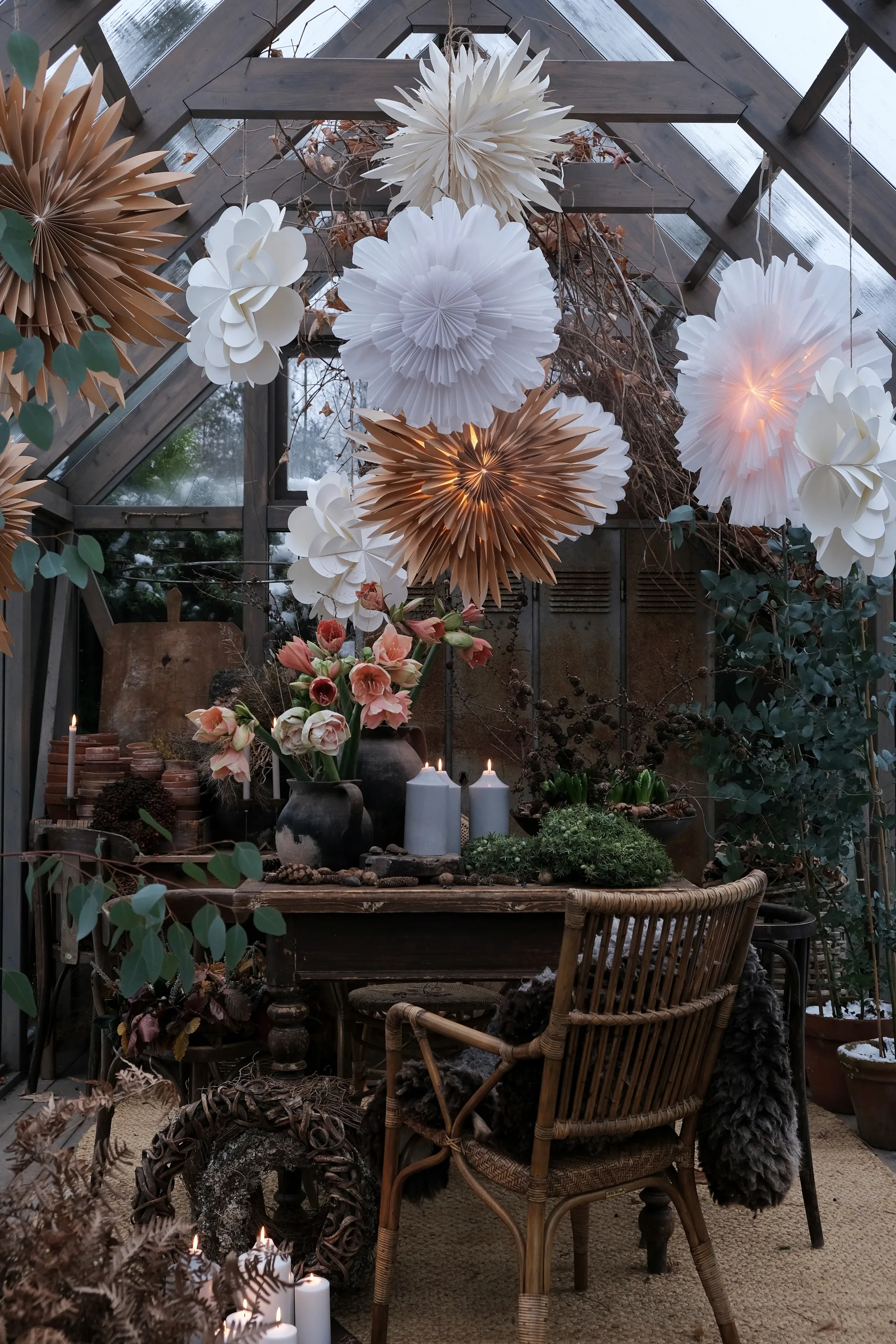 Etoile de Noël Eldig Ø70 cm, Blanc Watt & Veke