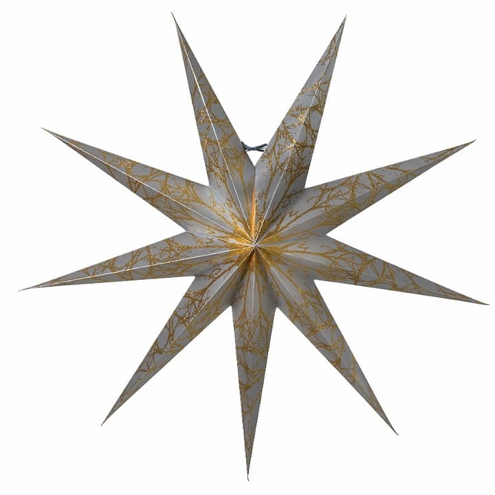 Étoile de Noël Iris slim 80 cm - Argenté-doré - Watt & Veke
