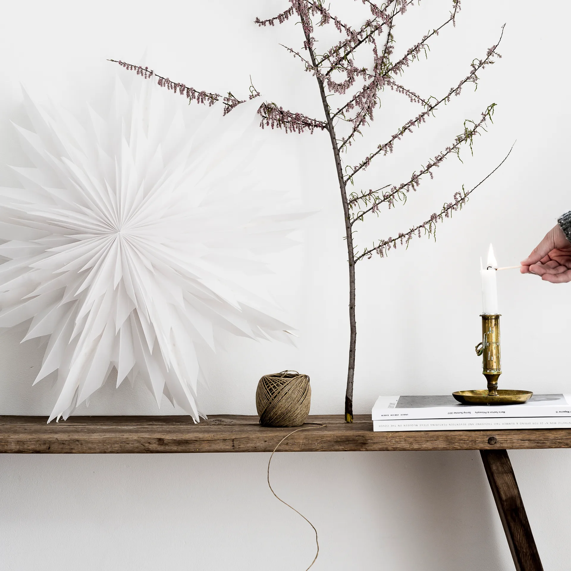 Etoile de Noël Oslo Ø60cm, Blanc Watt & Veke