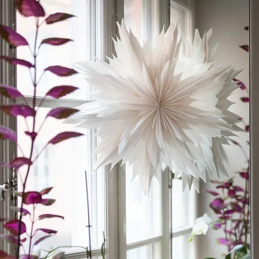 Etoile de Noël Oslo Ø60cm, Blanc Watt & Veke