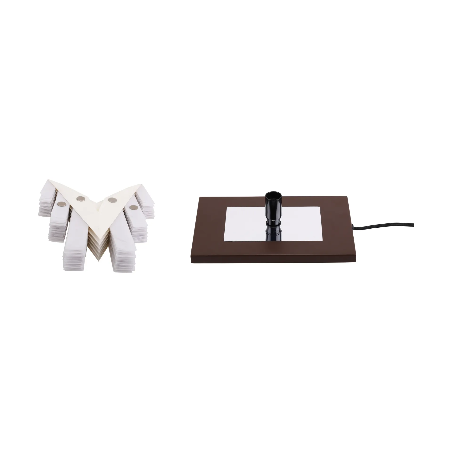 Étoile de table Mezza Snöblomma, White-coffee Watt & Veke