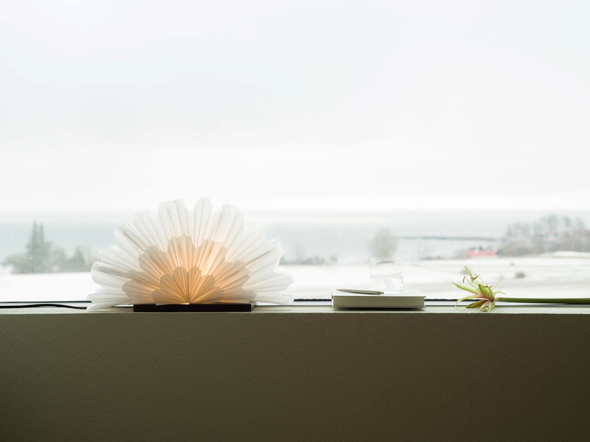 Étoile de table Mezza Snöblomma, White-coffee Watt & Veke