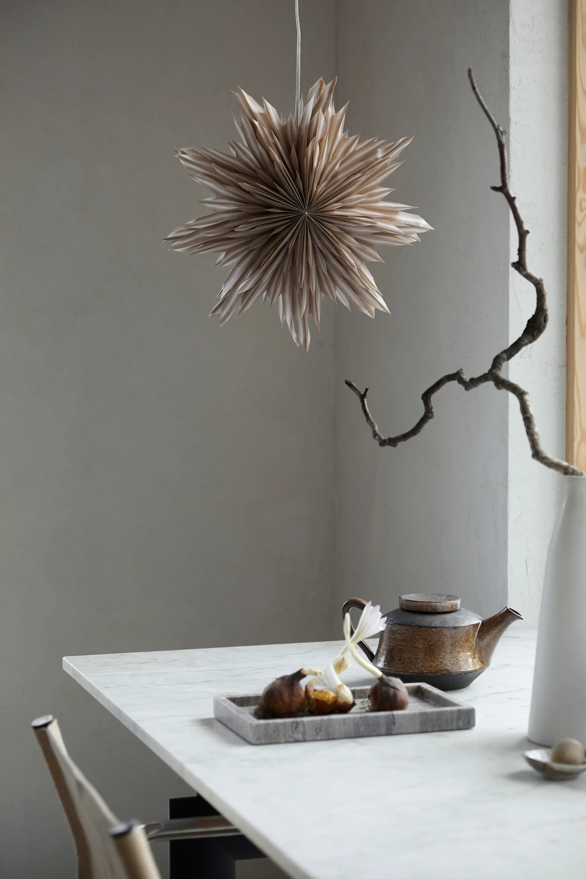 Helena étoile de l'Avent Ø44 cm, Beige Watt & Veke