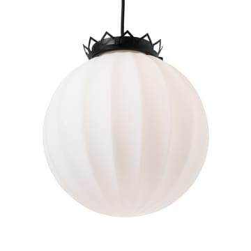Karl Filip lampe de plafond - verre opale / noir - Watt & Veke