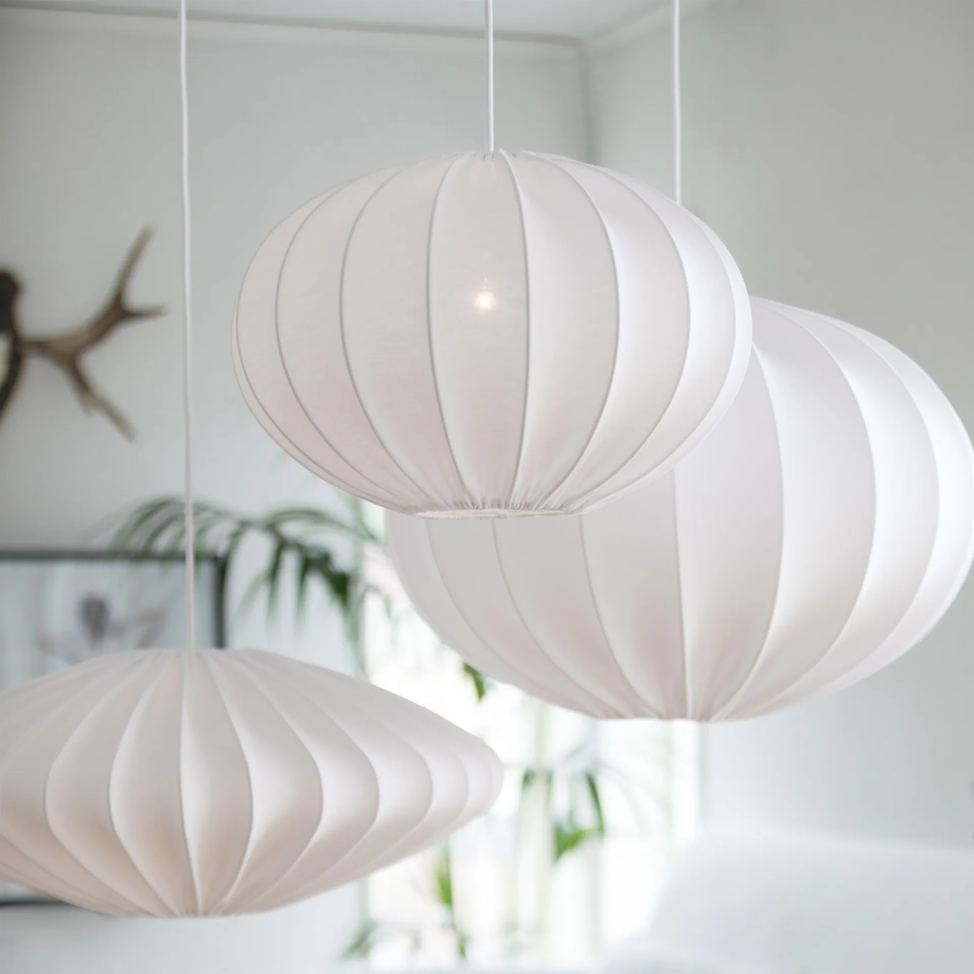 Lampe à suspension Boll 40 cm, Blanc Watt & Veke