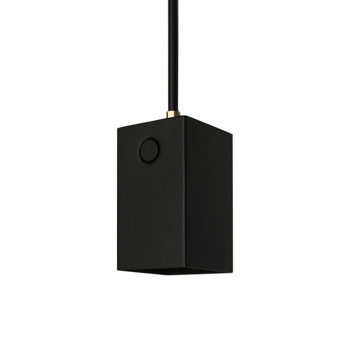 watt & veke lampe à suspension box noir mat