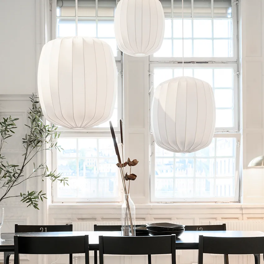 Lampe à suspension Prisma Ø45cm, Blanc Watt & Veke