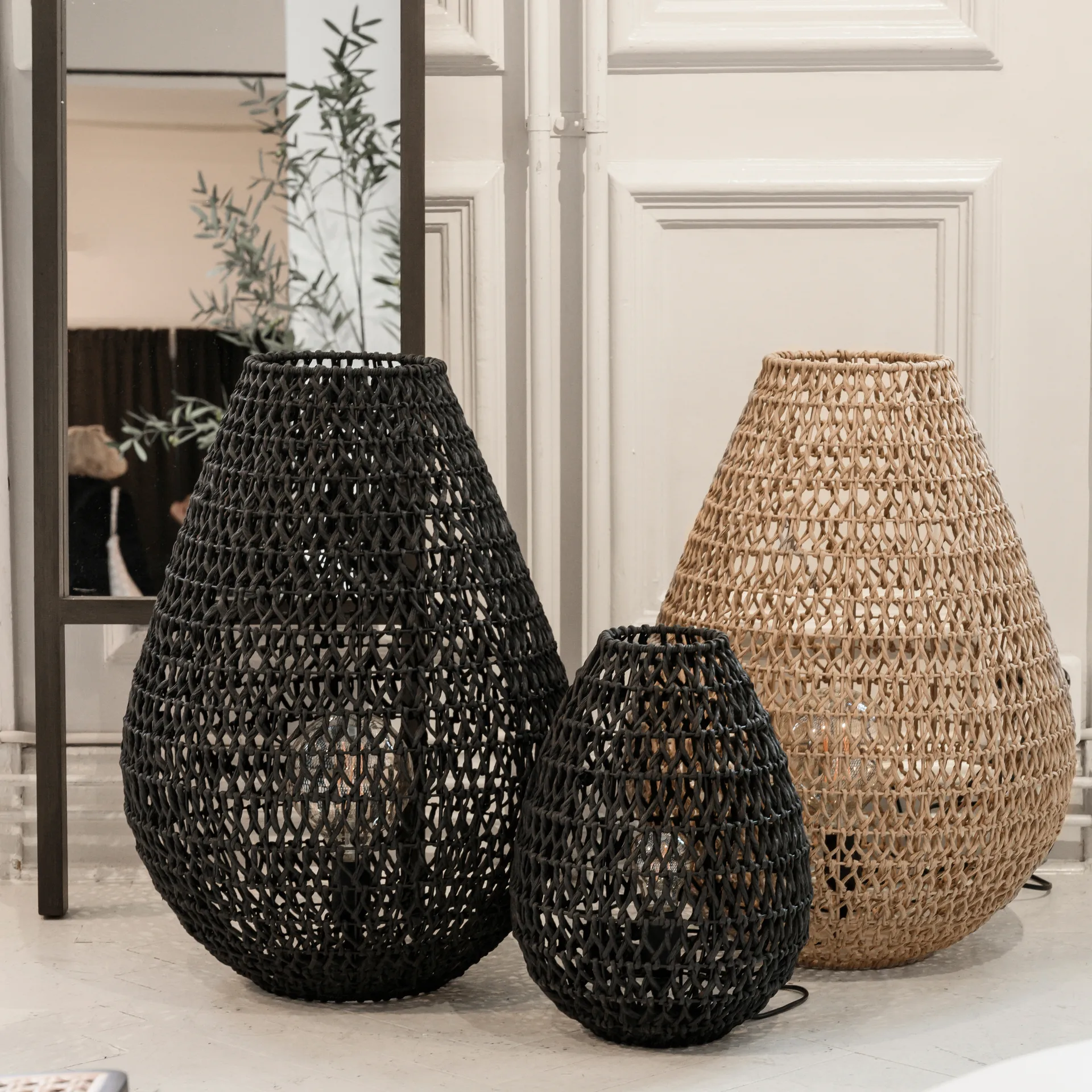 Lampe de table Buster Ø27 cm, Noir Watt & Veke