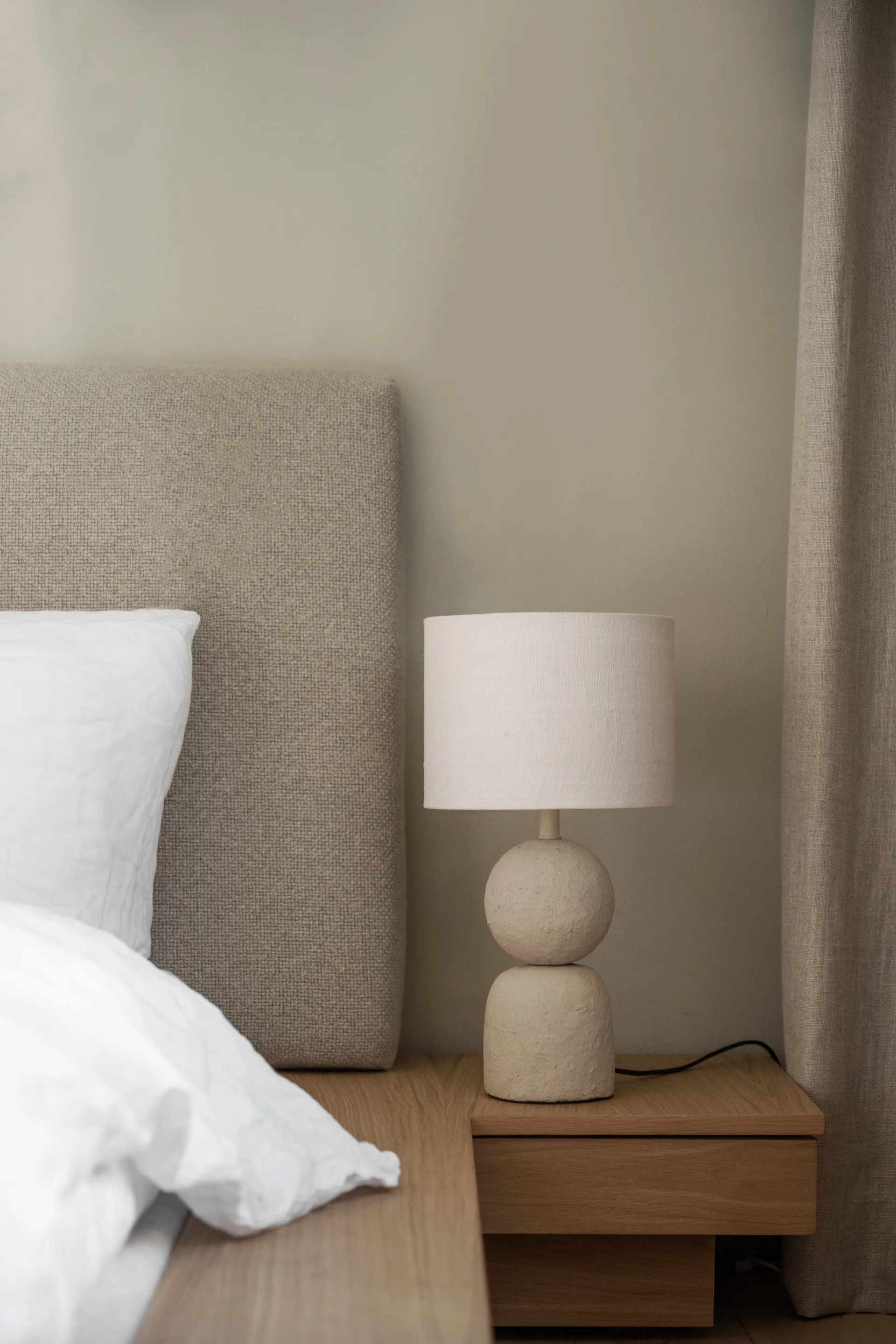 Lampe de table Cia 38 cm, Nude-white Watt & Veke