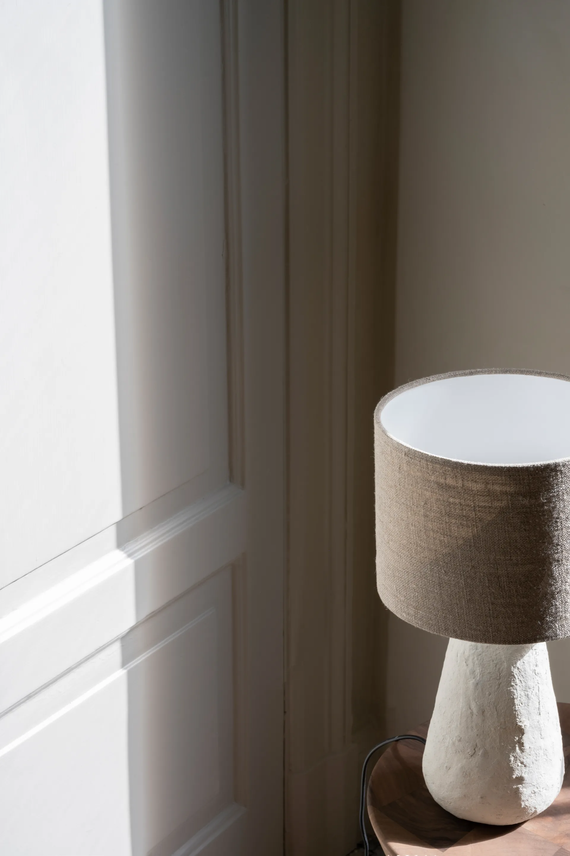 Lampe de table Cora 35 cm, White-natural Watt & Veke