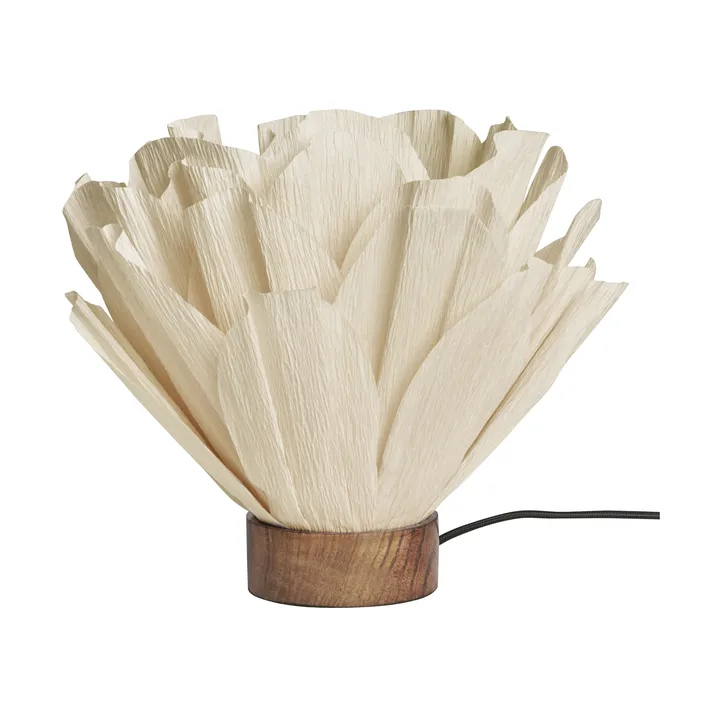 Lampe de table Lisa - Blanc, Ø28x23 cm - Watt & Veke