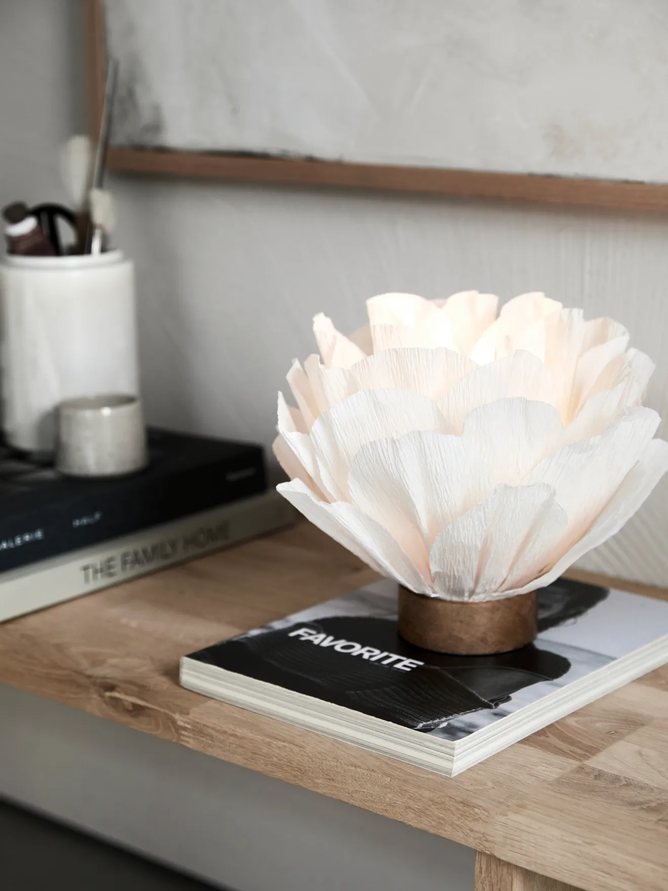 Lampe de table Lisa, Blanc Watt & Veke
