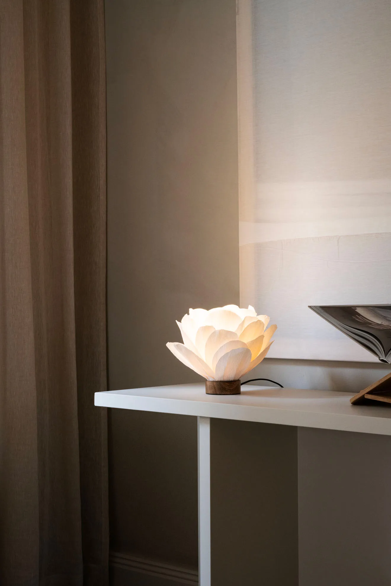 Lampe de table Lisa, Blanc Watt & Veke