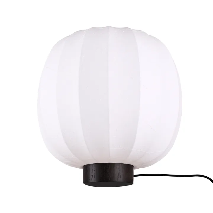 Lampe de table Lunari - White-Dark ash, Ø30x32 cm - Watt & Veke