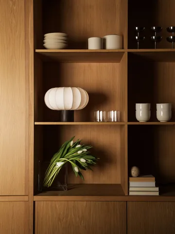 Lampe de table Lunari - White-Dark ash, Ø32x24 cm - Watt & Veke