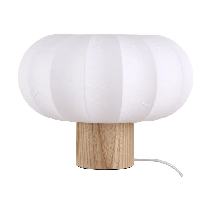 Lampe de table Lunari - White-Natural ash, Ø32x24cm - Watt & Veke