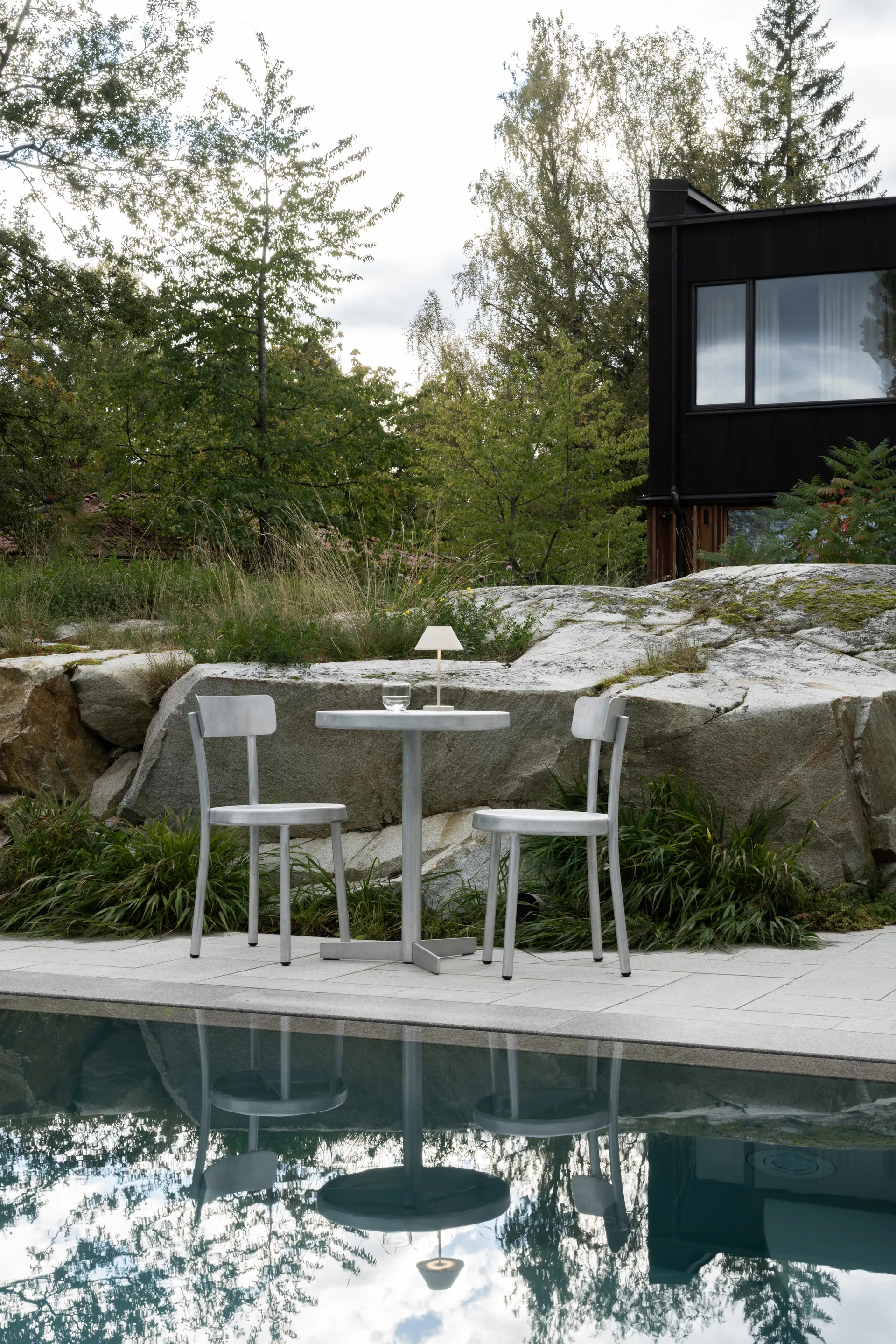 Lampe de table portable Teya, Offwhite, Ø15x26 cm Watt & Veke