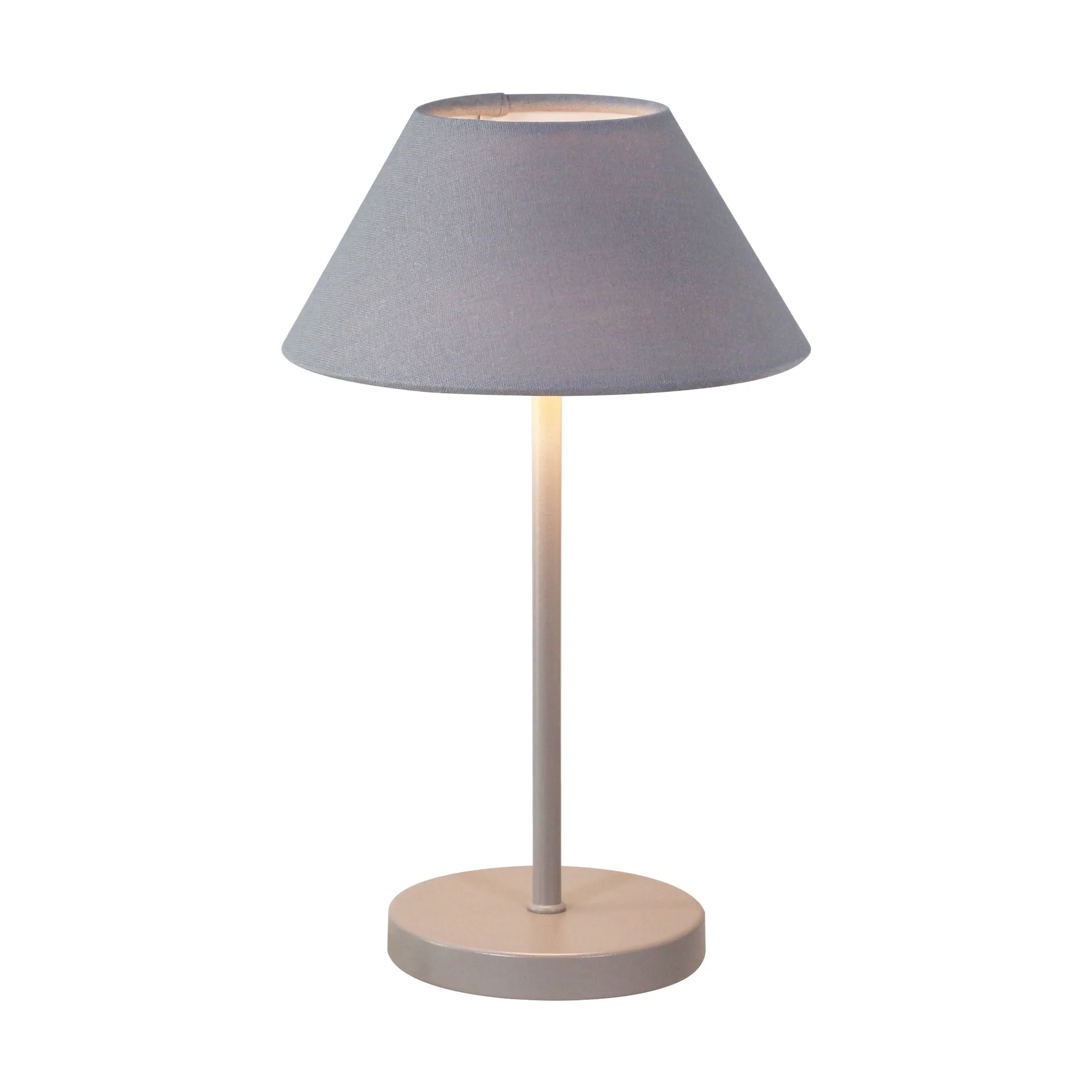 Lampe de table portable Teya, Warm grey, Ø15x26 cm Watt & Veke