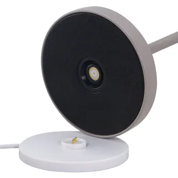 Lampe de table portable Teya - Warm grey, Ø15x26 cm - Watt & Veke