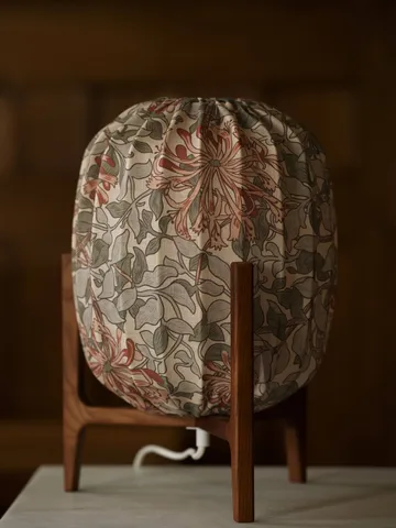 Lampe de table Prisma - Dark ash-Honeysuckle beige, Ø27x42 cm - Watt & Veke