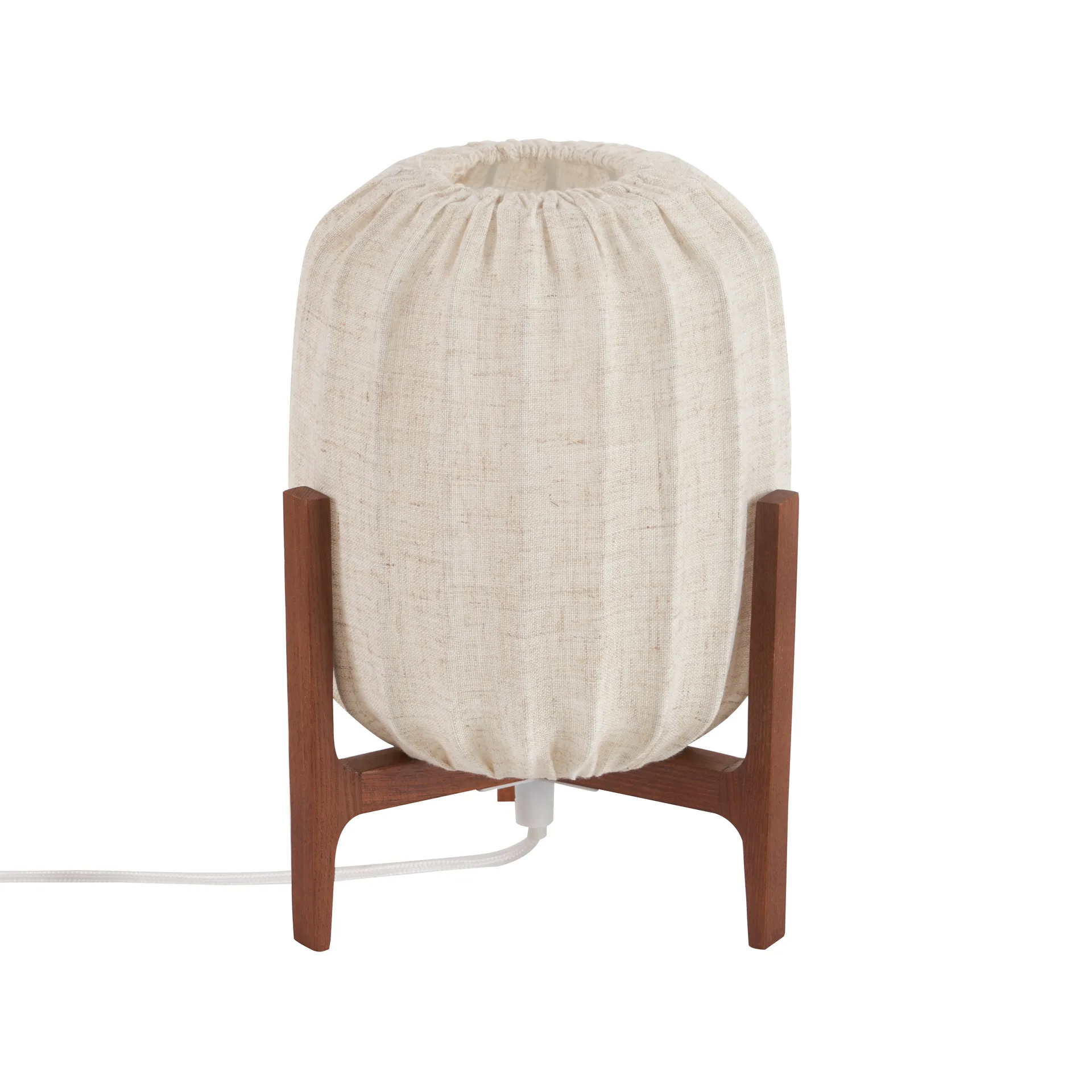 Lampe de table Prisma, Dark ash-Natural, Mini Ø16x24,3 cm Watt & Veke