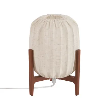 Lampe de table Prisma - Dark ash-Natural, Mini Ø16x24,3 cm - Watt & Veke