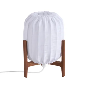 Lampe de table Prisma - Dark ash-White, Mini Ø16x24,3 cm - Watt & Veke