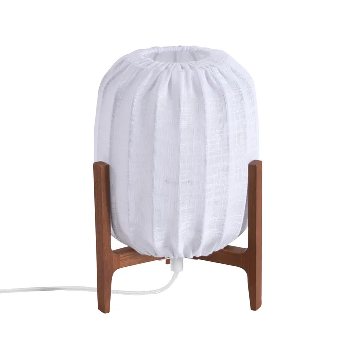 Lampe de table Prisma - Dark ash-White, Mini Ø16x24,3 cm - Watt & Veke