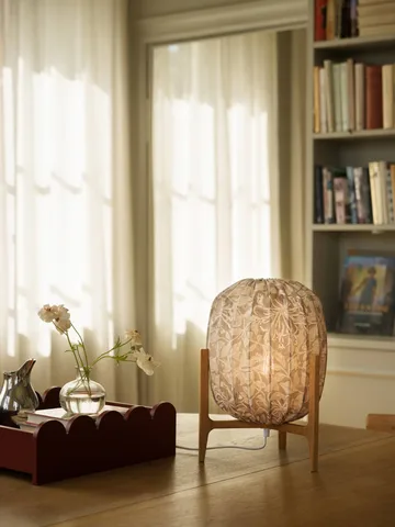 Lampe de table Prisma - Oak-Honeysuckle beige, Ø27x42 cm - Watt & Veke