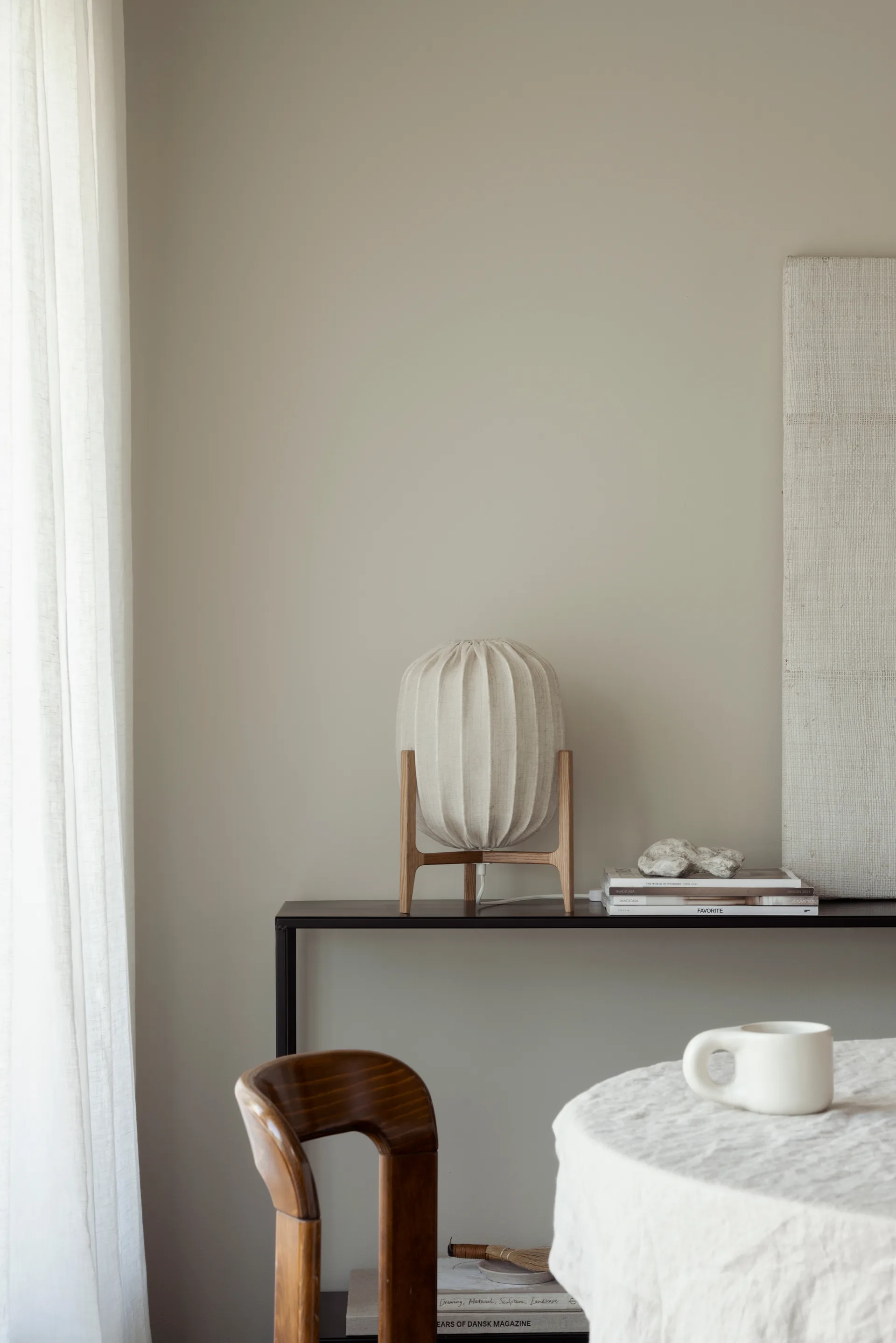 Lampe de table Prisma, Oak-natural Watt & Veke