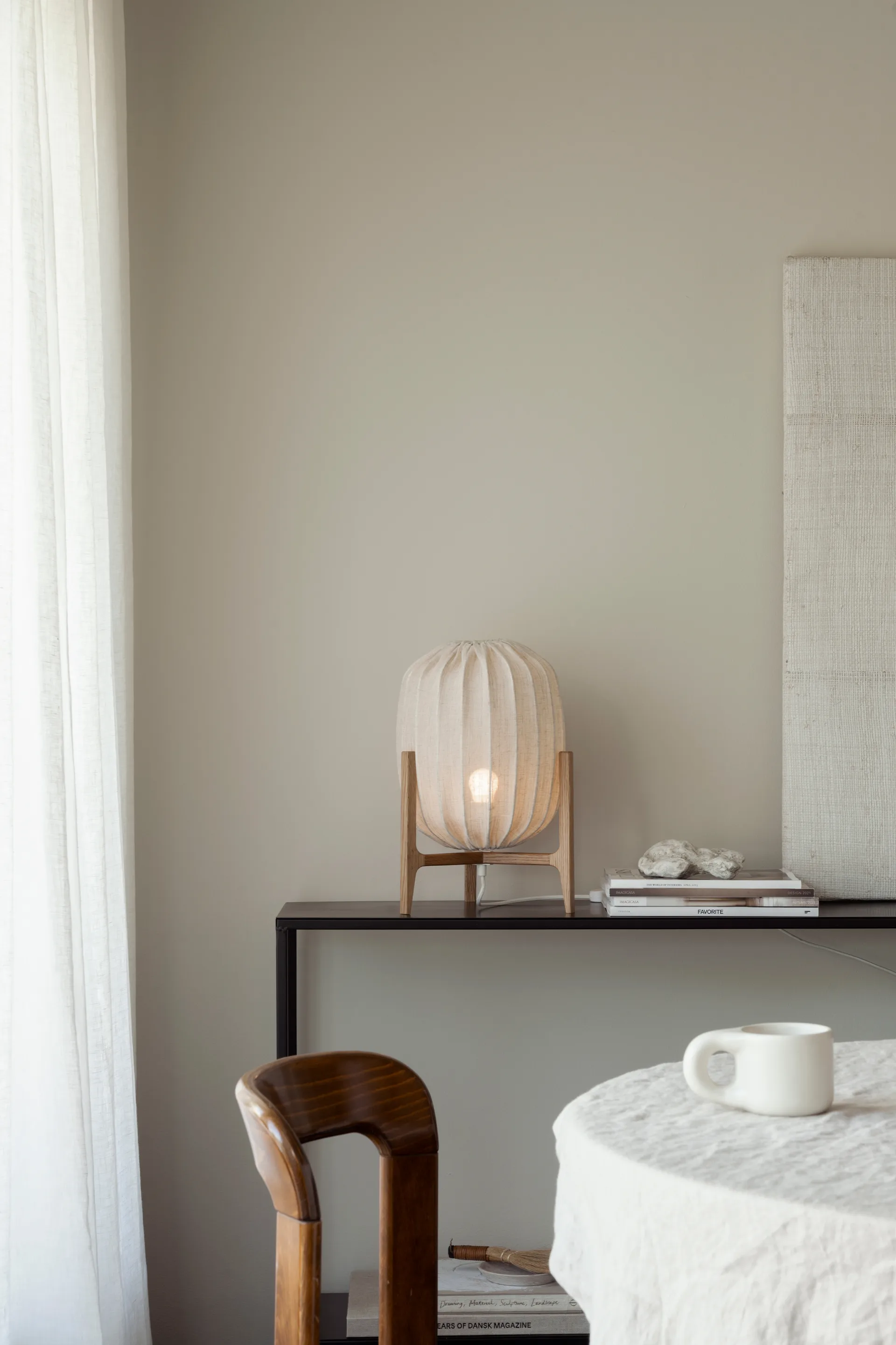 Lampe de table Prisma, Oak-natural Watt & Veke