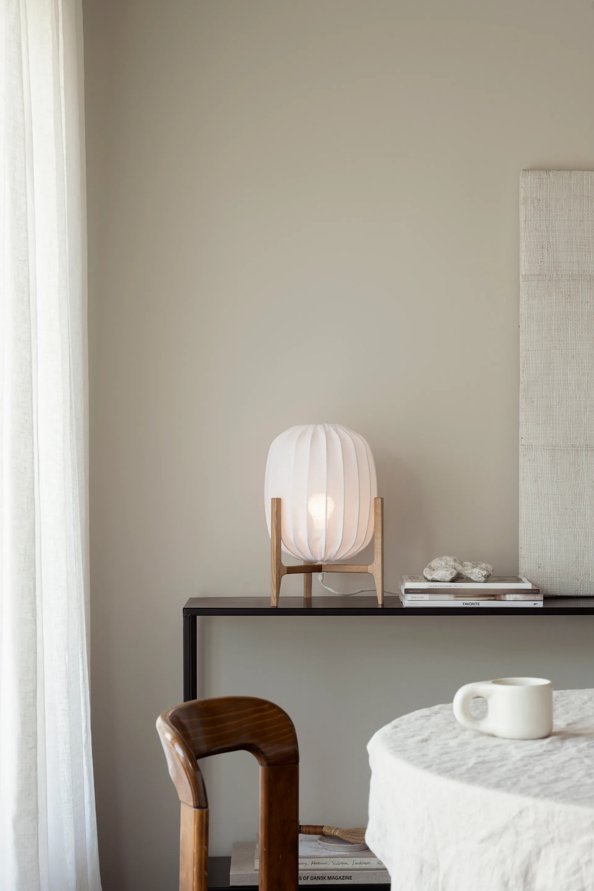 Lampe de table Prisma, Oak-white Watt & Veke